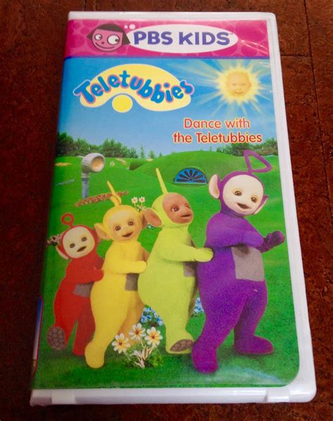 Teletubbies dance with the teletubbies vhs - A collection of 11 Teletubbies titles released on VHS and DVD by BBC Video from 1997 to 2004. The show originally aired on Children's BBC from 1997 until 2001, along with re-runs between 2002 on CBeebies until 2015 when the updated reboot came out..